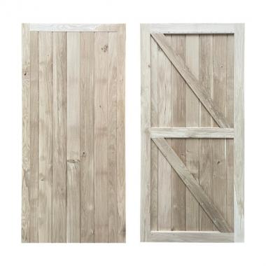 Prestige Framed Ledged and Braced Solid Ash Doors