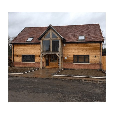 British Larch - Douglas Fir Rebated Featheredge Cladding Sample